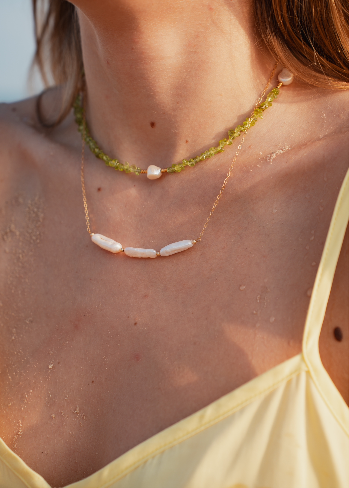 Papaya necklace